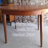Scandinavian Round Table 1960 vintage