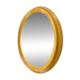 Vintage oval mirror from the 1970s.