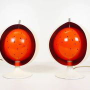 Rare pair of "Eclisse" table lamps by Anvia