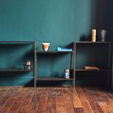 Vintage modular string wall shelf