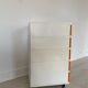 Desserte Flair plastique orange et blanc