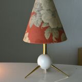 Pair of atomic design table lamps