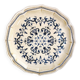 Decorative plate from Salins France decor Heugue 25.5 cm