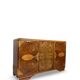 Italian Art deco burl walnut sideboard, of great quality.