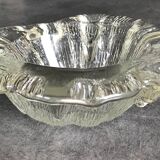 Cendrier, vide-poche Blenko en verre moderniste design brutaliste, 1960