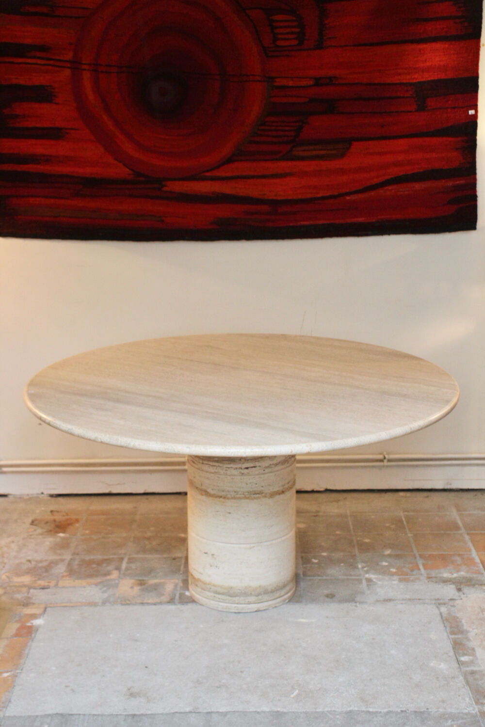 Travertine table edition Up & Up, Italy 1970