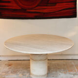 Travertine table edition Up & Up, Italy 1970