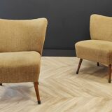 Two Mid Century cocktail chairs | Vintage - set of 2 armchairs