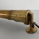 Small simple cylindrical brass wall light from the mid-century, 1950s, Germany.