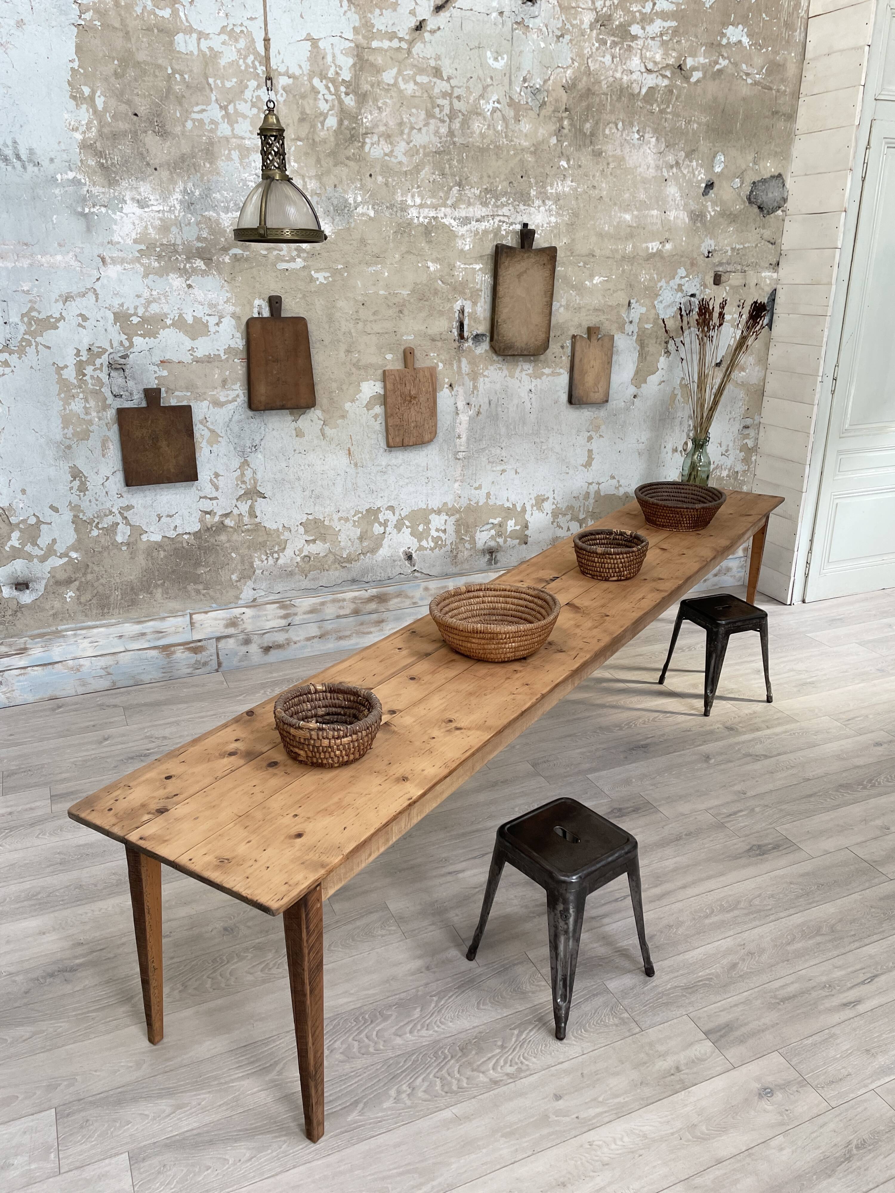 Vintage farmhouse table