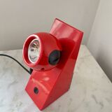 Vintage Space Age Red Magnetic Table Lamp by Brilliant Leuchten AG, Germany