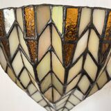Tiffany style stained glass wall light
