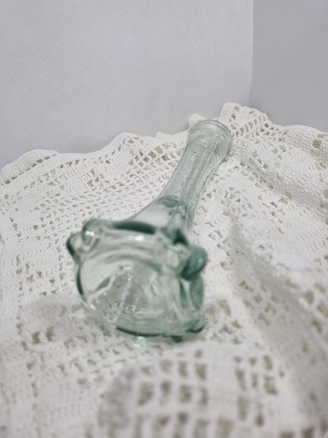 Vintage molded glass soliflore