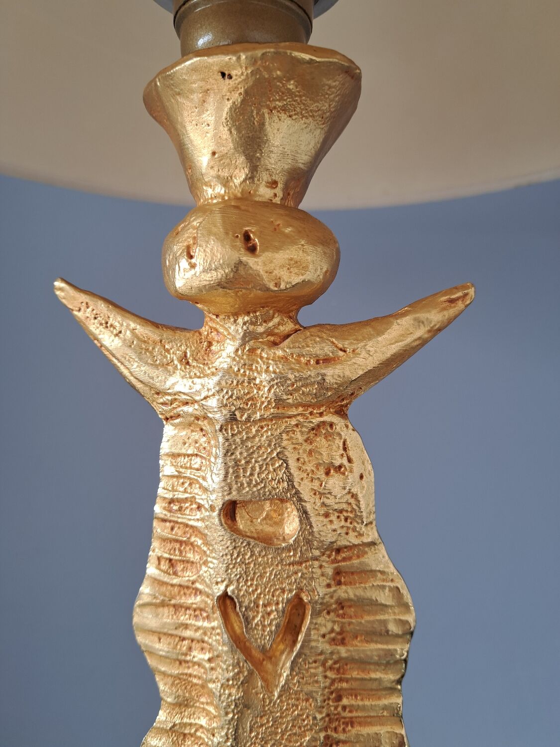 Cazenove lamp in gilded bronze