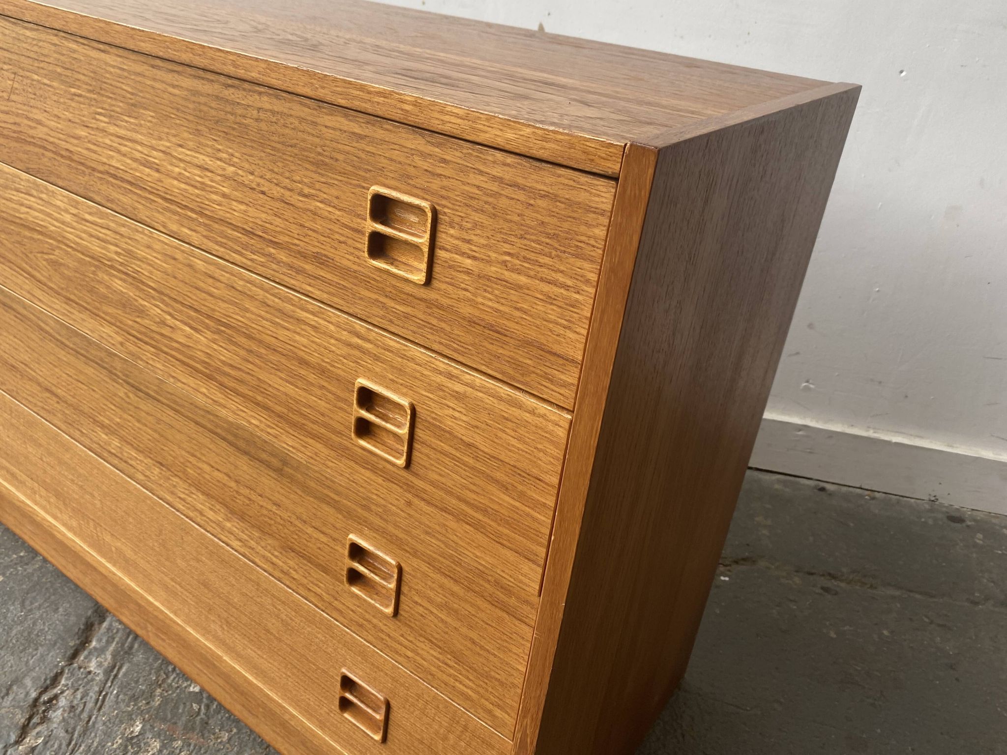 Mid-Century Modern Teak Chest of Drawers by Sejling Skabe, Denmark, 1960s