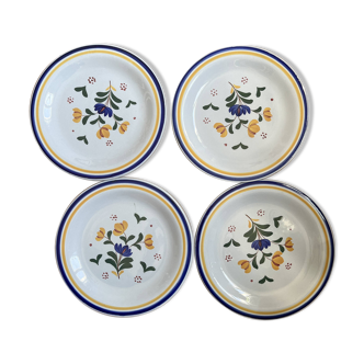 Set of 4 Gien plates