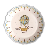 Plate decoration with balloon earthenware Hadancourt