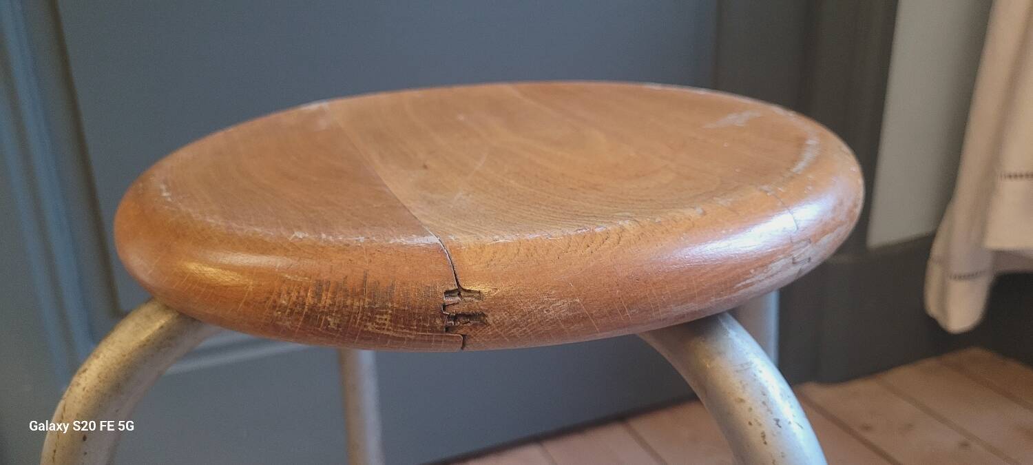 60's school stool