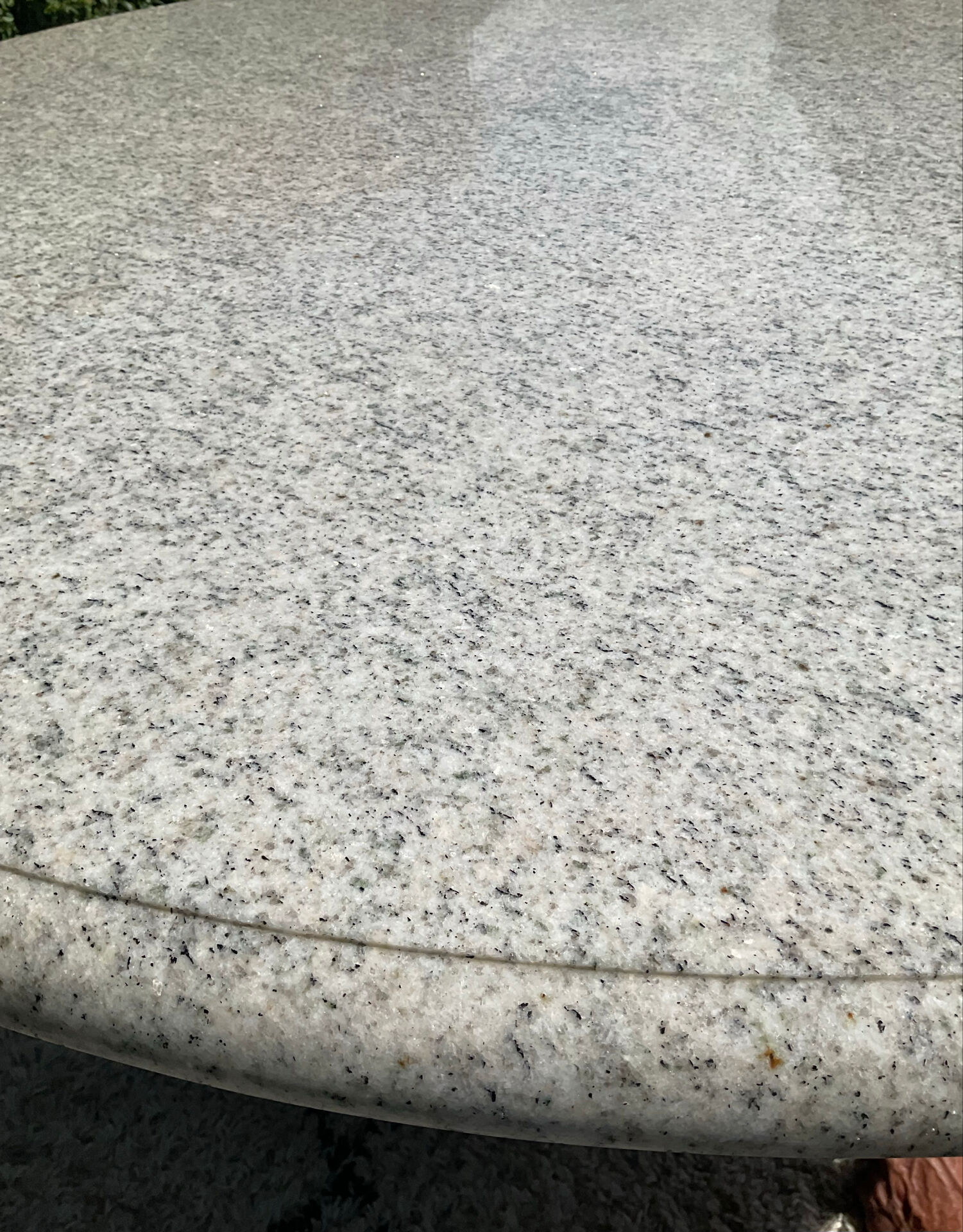 Tabe à manger en marbre et granit, années 70-80