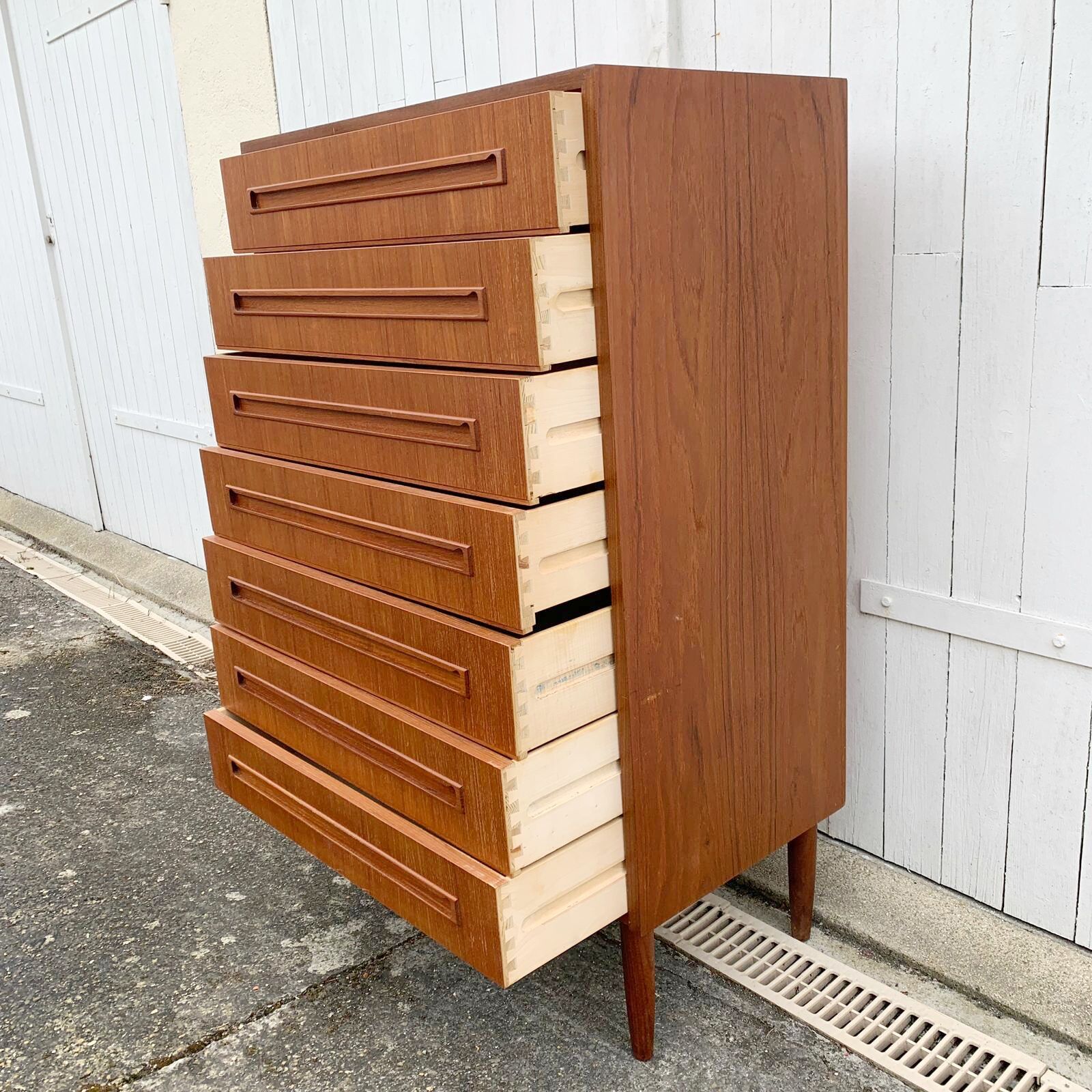 Scandinavian teak chiffonnier of the years 60