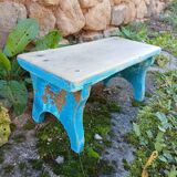 Tabouret / marche pied ancien en bois