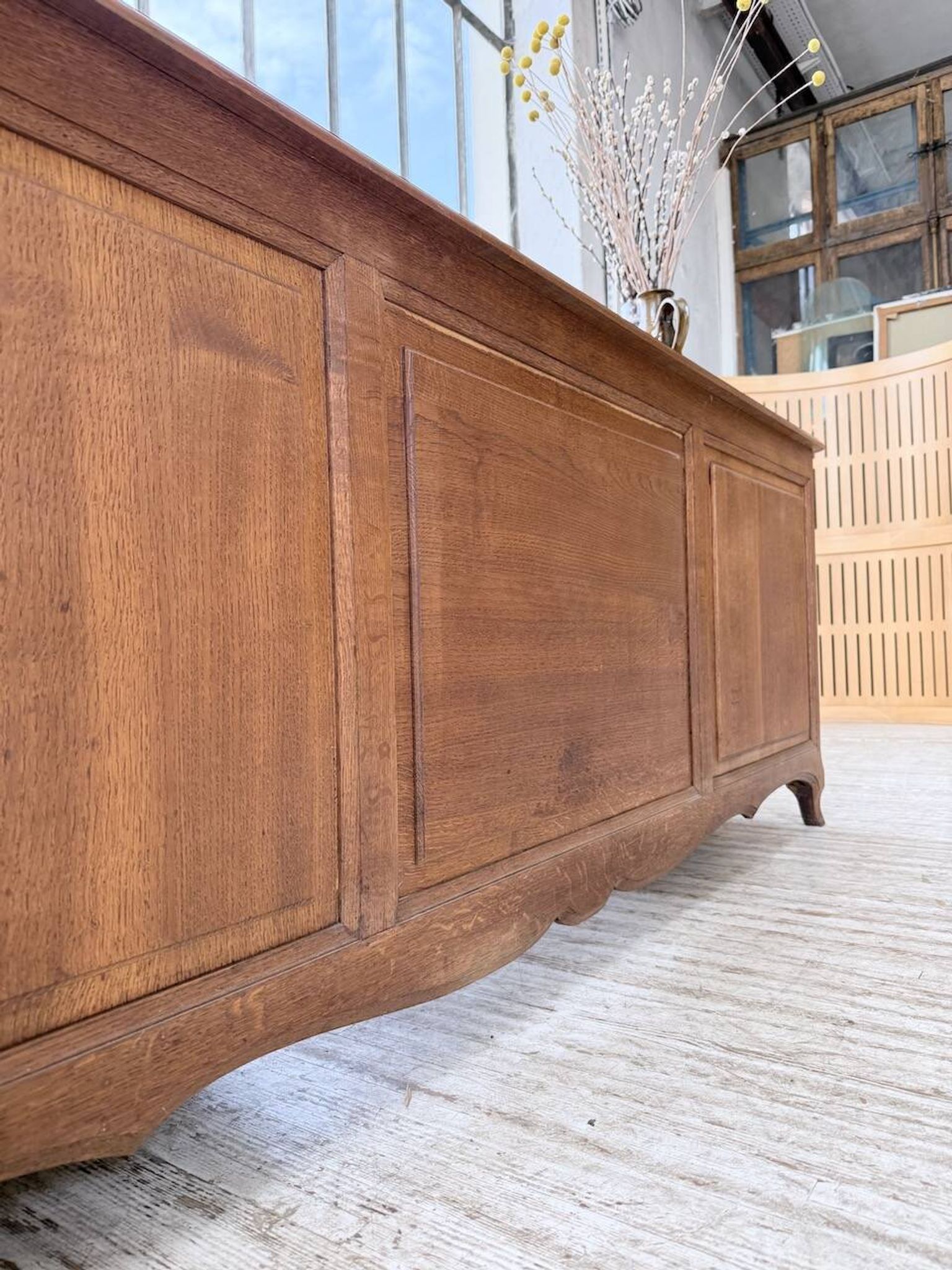 Oak desk or counter 1960