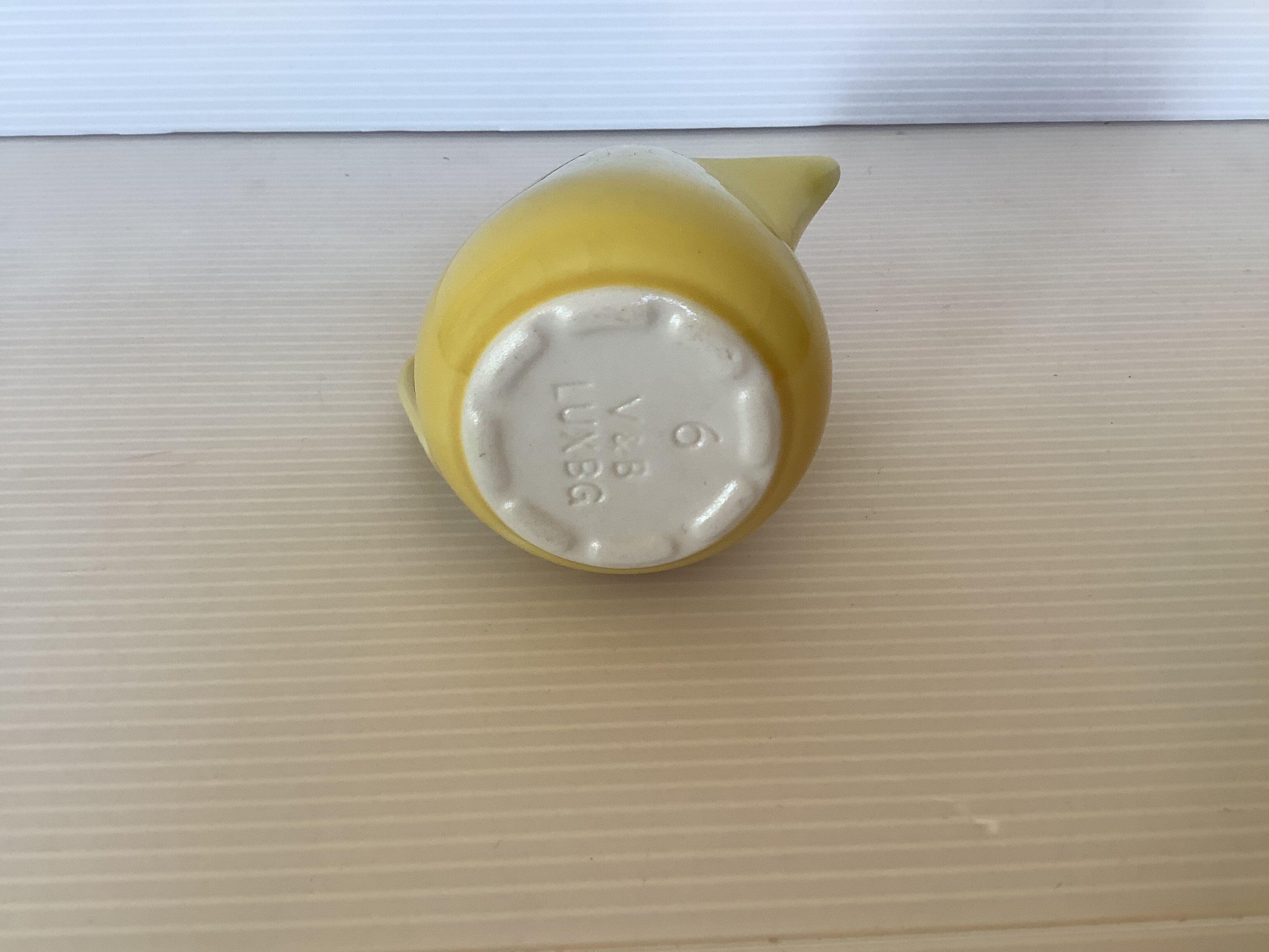 Crémier pot à lait jaune villeroy et boch