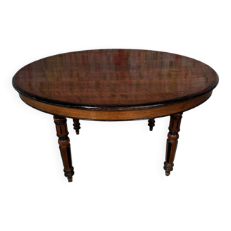Table à manger ovale en acajou N III