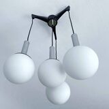 Lampe à suspension italienne du milieu du siècle de l'ère spatiale