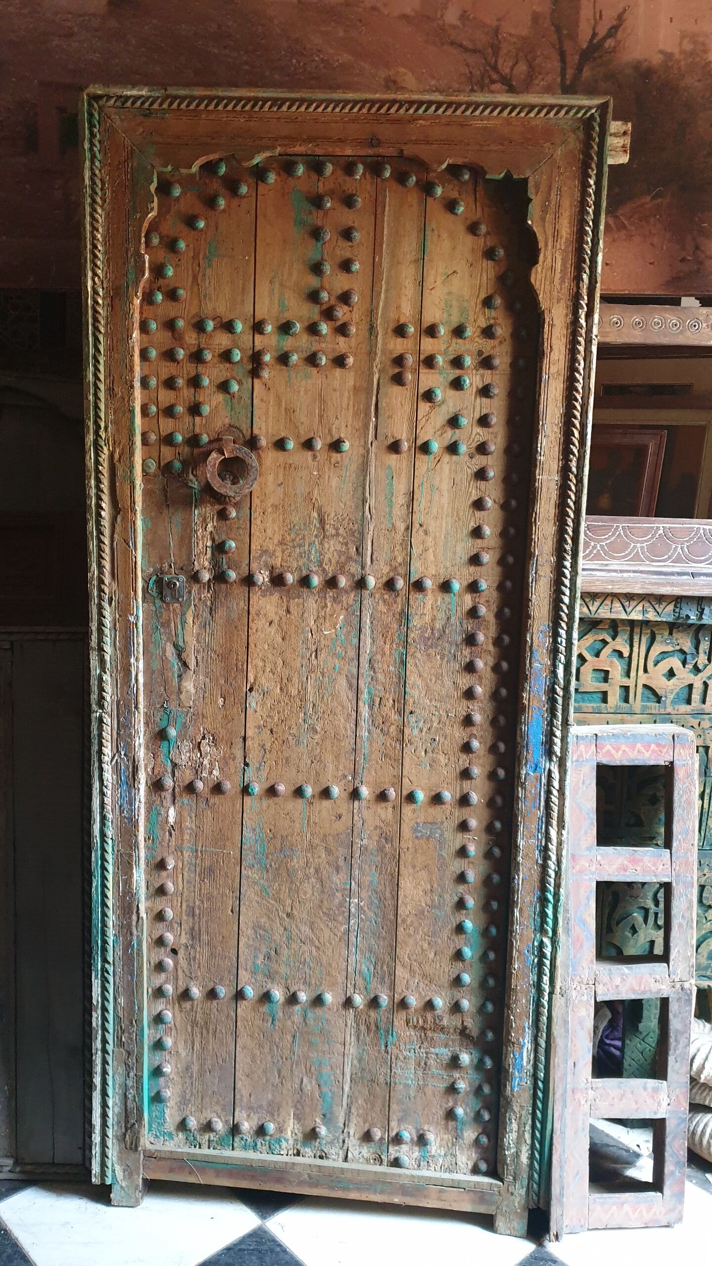 Old Moroccan Riad Gate