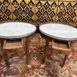 Pair of Louis XVI style bedside tables