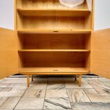 Vintage Wooden Bookcase, 1960s, Czechoslovakia