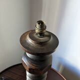 Large brutalist art deco Dudouyt style lamp