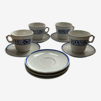 Tasses bistro français viandox