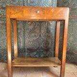 Small walnut console from the Art Deco period
