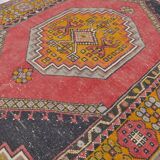 Red & Orange Turkish Wool Rug sku 2493