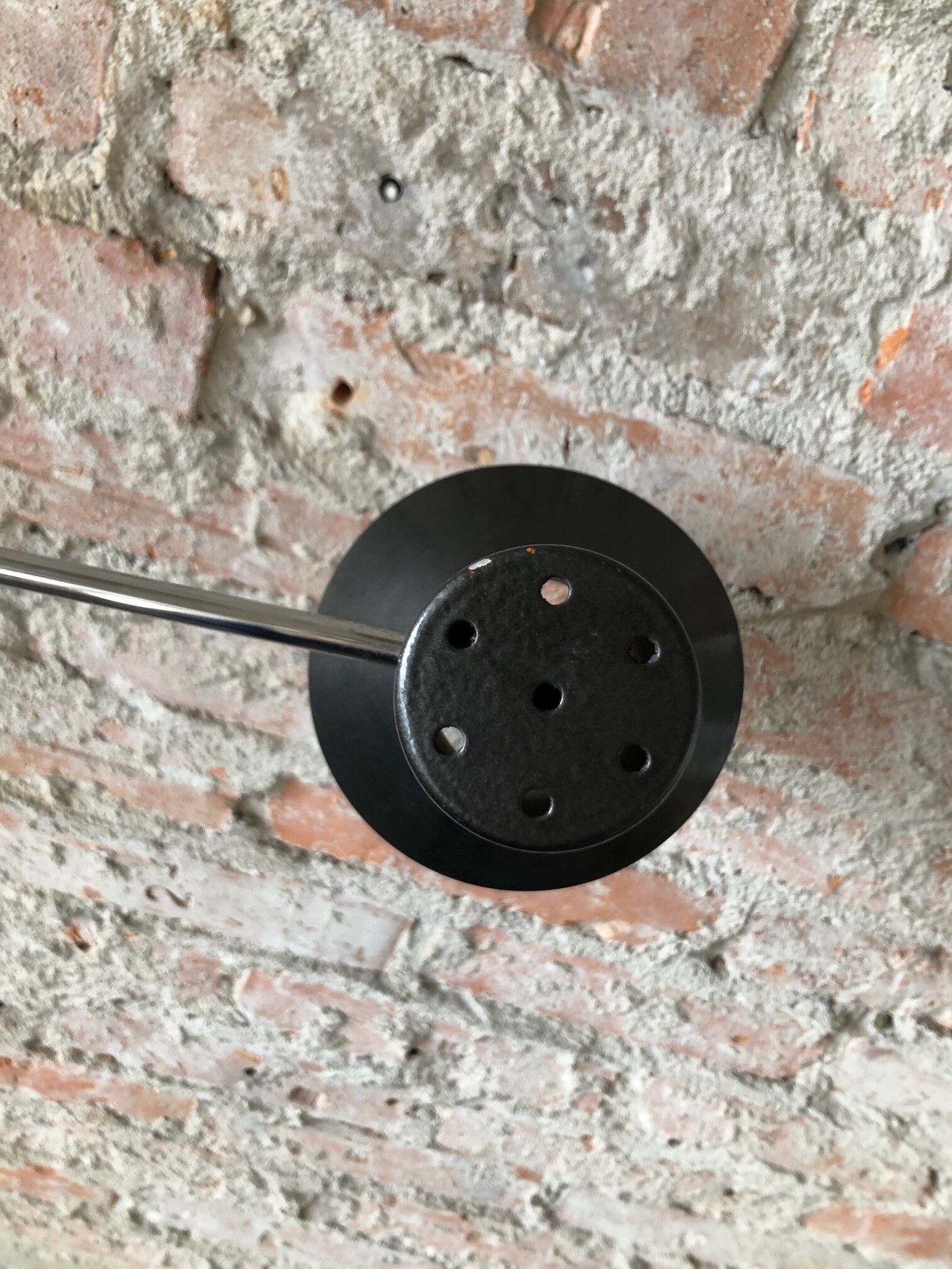 black adjustable floor lamp, 1960