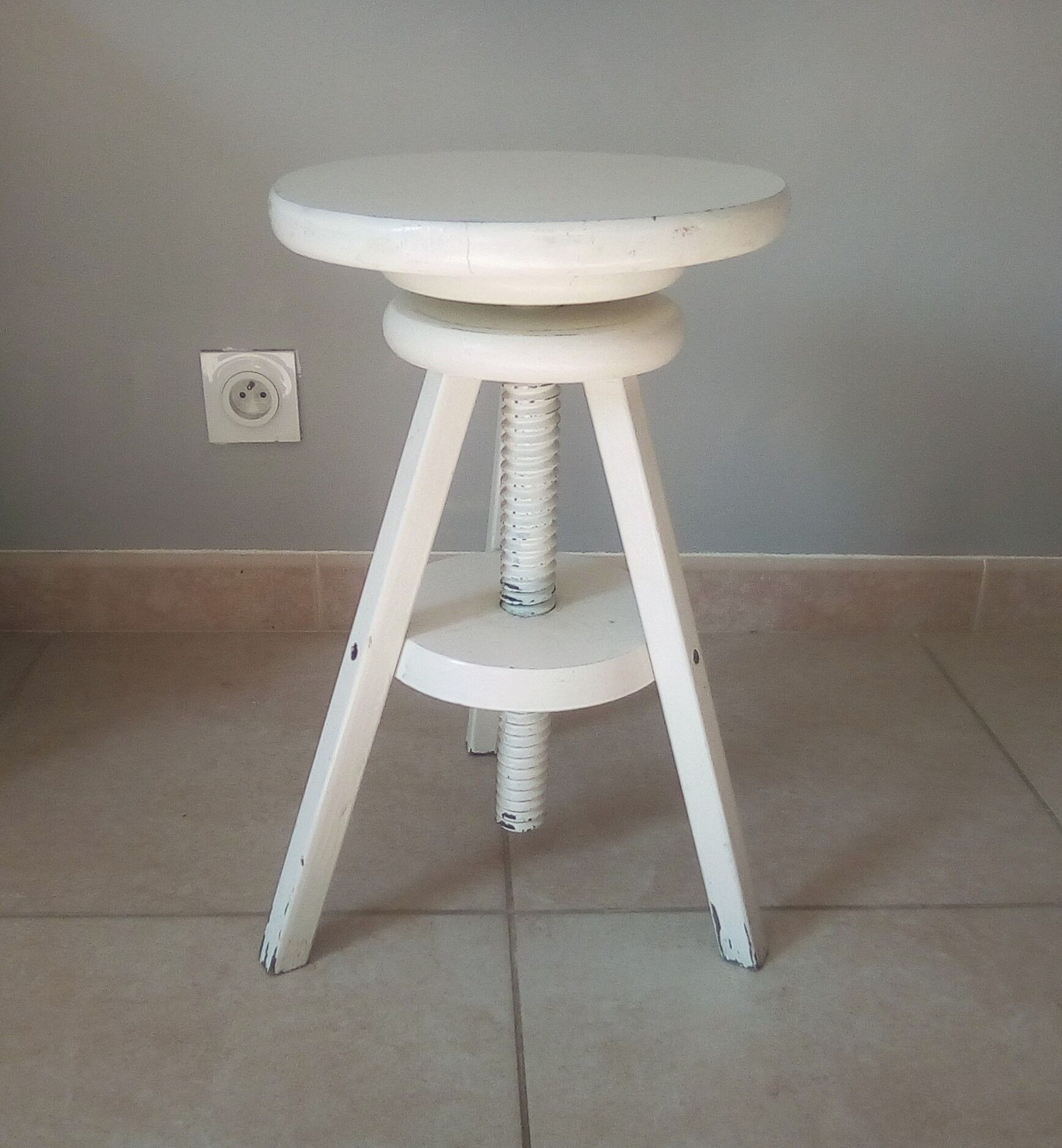 Vintage architect's stool
