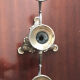 Old patinated chandelier