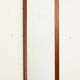 Teak mirror with beveled frame