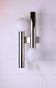 chrome wall lamp by Gaetano Sciolari - Italy, 1970s
