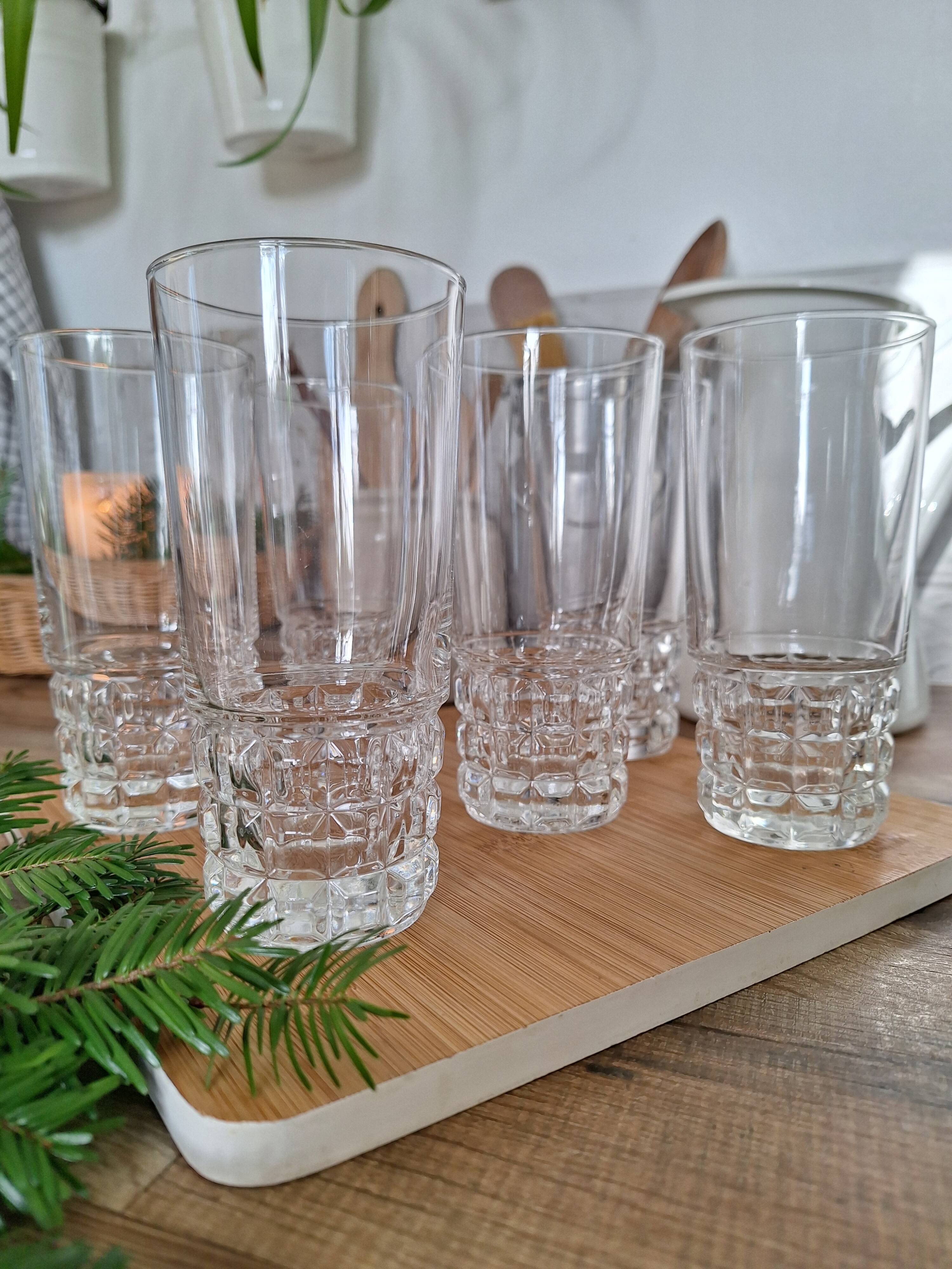 Vintage water or aperitif glasses