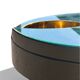 Rotating coffee table Yin Yang by Willy Rizzo, brass, 1970s