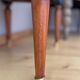 Cypress green chest of drawers & brass