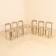 Ensemble de 6 chaises kaki par Bruno Rey pour Dietiker 70's