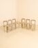 Set of 6 khaki chairs by Bruno Rey for Dietiker 70's