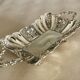 St Louis XV style letter tray, empty pocket, 20th century, in repoussé metal.