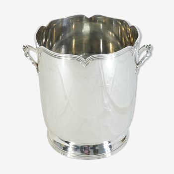Louis XV-style silver metal Champagne bucket