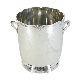 Louis XV-style silver metal Champagne bucket