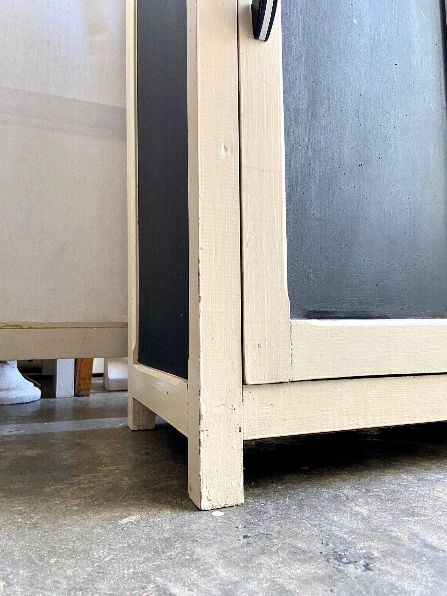 Confiturier parisien en bois beige et noir